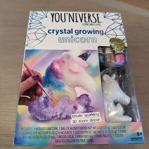 YOU*NIVERSE Crystal Growing Unicorn Kit